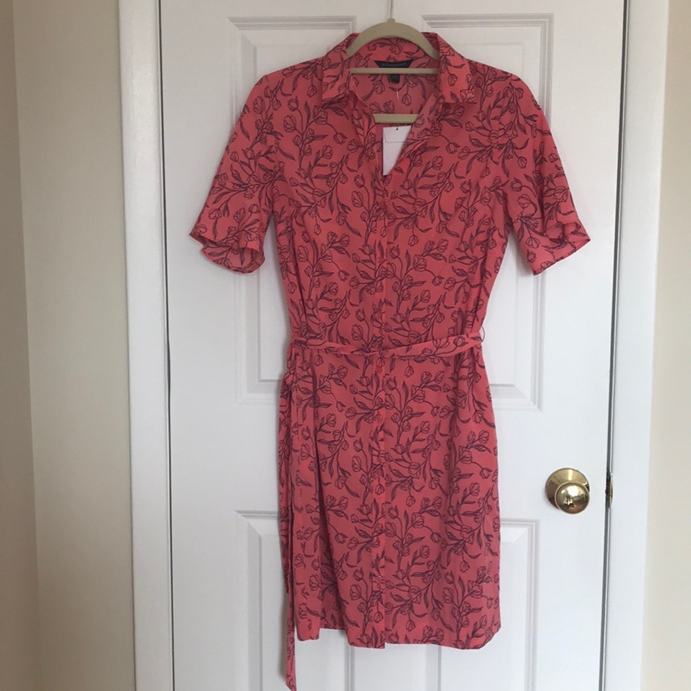 Banana Republic Pink Shirt Dress